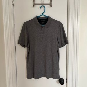 Banana Republic Grey LUXURY-TOUCH POLO size medium